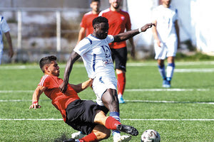 Ο Αργκιλέσι σε φάση απο το χθεσινό ματς της Ραφήνας