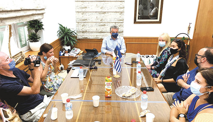Από την επίσκεψη των Εσθονών στο Ηράκλειο