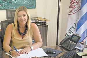 Η αντιδήμαρχος Μ. Καναβάκη