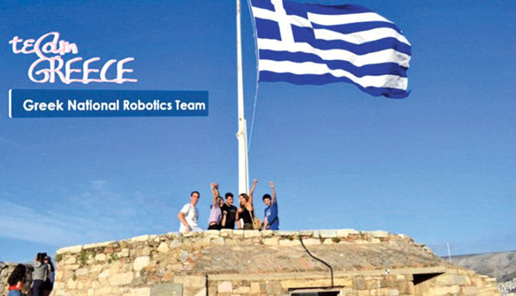 Τα μέλη της Εθνικής Ομάδας Ρομποτικής