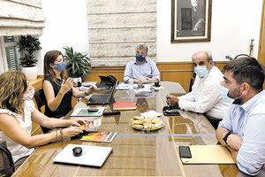 Από τη συνάντηση για τις πυρκαγιές