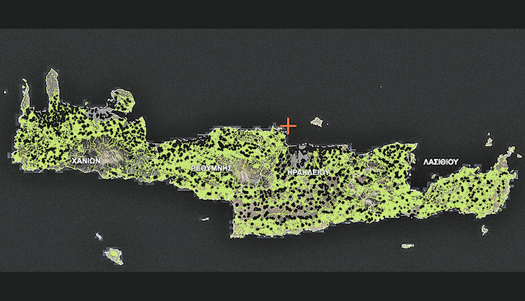 κρήτη δασικοί χάρτες