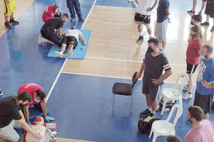 Οι νέοι προπονητές συμμετείχαν στο βιωματικό μέρος του σεμιναρίου