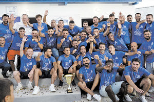 Οι παίκτες του Ηροδότου πανηγύρισαν την άνοδο