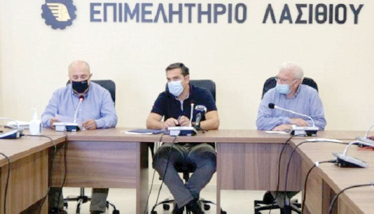 Από την επίσκεψη Τσίπρα στο νοσοκομείο Ιεράπετρας