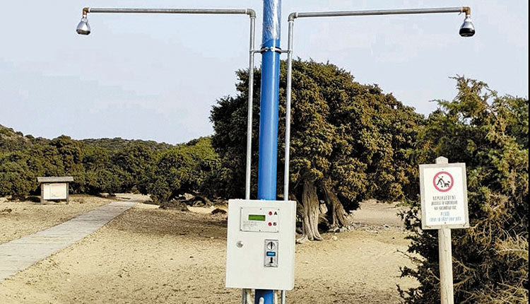 «Φωτιές» άναψαν οι κερματοδέκτες που τοποθετήθηκαν στις ντουζιέρες της Γαύδου,