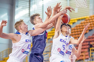 Εντυπωσιακή φάση από το χθεσινό ματς Ελλάδα - Ρωσία