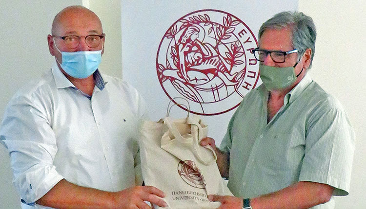 Στον Δήμο Αγίου Νικολάου ο πρύτανης του Πανεπιστημίου