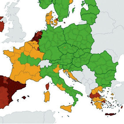 βαθύ κόκκινο από ECDC