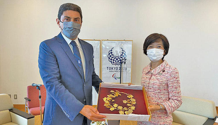 Επίσημες συναντήσεις με την Υφυπουργό Εκπαίδευσης, Πολιτισμού, Επιστήμης και Τεχνολογίας της Ιαπωνίας, Yoko Wanibuchi και με την Πρόεδρο της Οργανωτικής Επιτροπής των Ολυμπιακών και Παραολυμπιακών Αγώνων, Seiko Hashimoto, πραγματοποίησε στο Τόκυο ο Υφυπουργός Αθλητισμού, Λευτέρης Αυγενάκης.