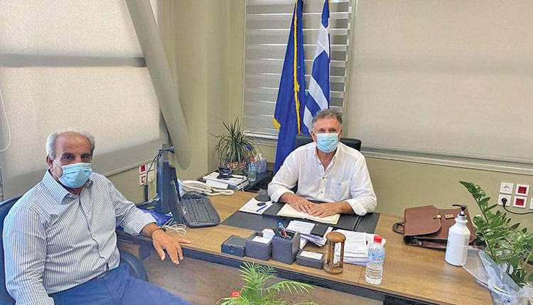 Σύσκεψη πραγματοποιήθηκε στο Αρκαλοχώρι με τον Περιφερειακό Διευθυντή Πολιτικής Προστασίας.