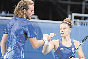 ΤΟΚΥΟ 2020: Πέρασαν στο «διπλό» Τσιτσιπάς-Σάκκαρη