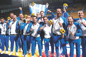 Την μεγαλύτερη επιτυχία του ελληνικού πόλο σημείωσε η Εθνική ομάδα στο Τόκιο