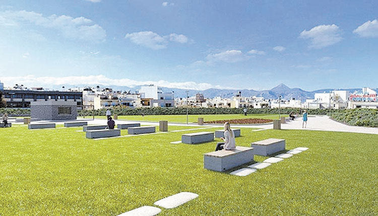 ανάπλασης του ισόπεδου τμήματος των ενετικών τειχών