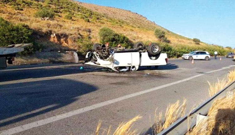 ΔΥΤΙΚΗ ΚΡΗΤΗ: Δύο νεκροί χθες σε ισάριθμα τροχαία