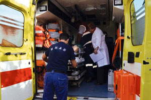 διασώστης του Τομέα Χανίων του ΕΚΑΒ