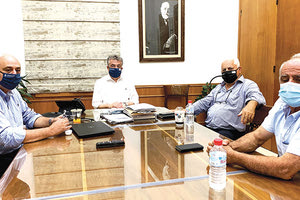 Για τα έργα στο Δήμο Βιάννου