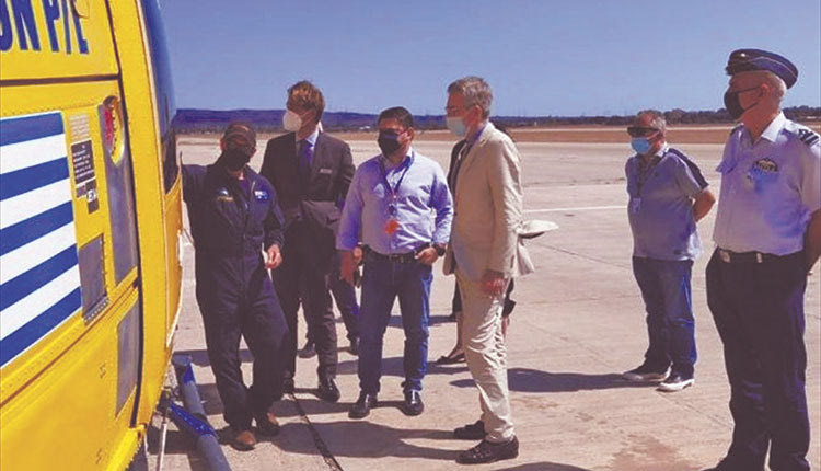 Στην Αεροπορική Βάση Δεκέλειας μετέβη χθες ο υφυπουργός Πολιτικής Προστασίας και Διαχείρισης Κρίσεων, Νίκος Χαρδαλιάς