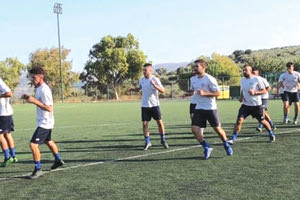 Απο την προπόνηση της Δαμάστας