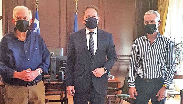  Στο Υπουργείο Εσωτερικών με τον κ. Πέτσα 