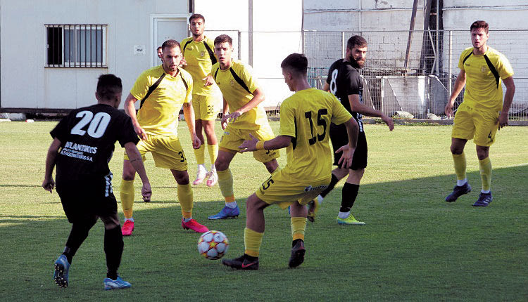 Στιγμιότυπο από το φιλικό του Τυμπακίου