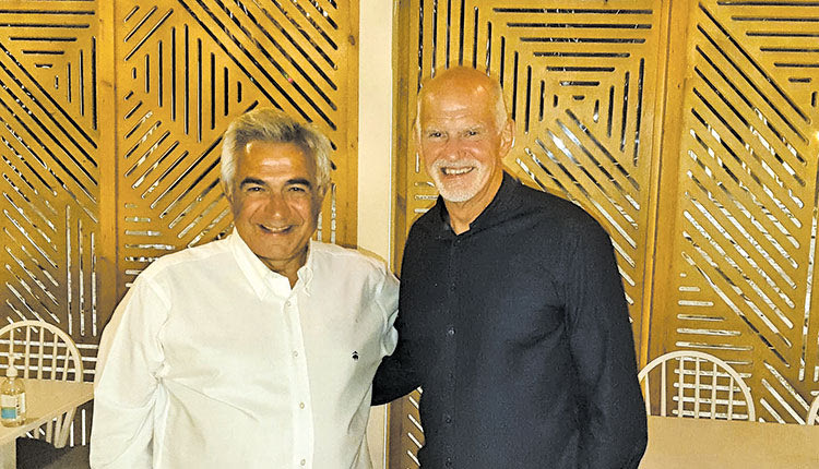 Δεν έκρυιψε ποτέ την αγάπη του για τον ΓΑΠ ο Καρχιμάκης.