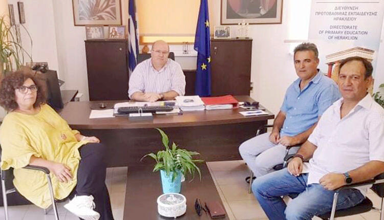 Συνάντηση Μπελαδάκη με Συλλόγους Εκπαιδευτικών
