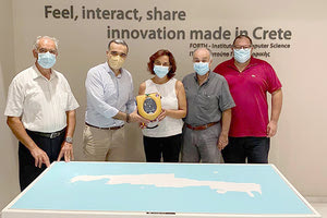 Συντήρηση των απινιδωτών που έχει τοποθετήσει ο Ροταριανός Όμιλος Ηρακλείου σε Κνωσό, Μουσείο και Βικελαία