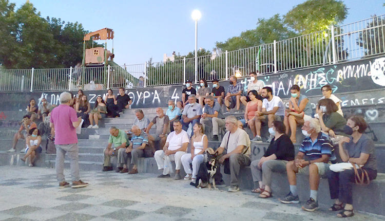 εκδήλωση της Επιτροπής Ειρήνης Ηρακλείου με αφορμή την επέτειο της ρίψης των ατομικών βομβών στη Χιροσίμα και το Ναγκασάκι