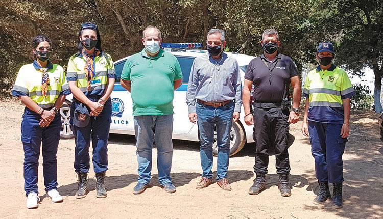 τα στελέχη της νεοσύστατης Δημοτικής Αστυνομίας στο Δήμο Οροπεδίου Λασιθίου