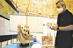 Την έκθεση με τίτλο «Τα νησιά των ανέμων. Ο ναυτικός πολιτισμός του Προϊστορικού Αιγαίου» επισκέφθηκε ο Χάρης Μαμουλάκης