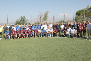 Όλοι οι συμμετέχοντες στη γιορτή του Ερασιτέχνη Ποδοσφαιριστή στο Αστρίτσι