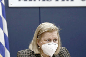 Η κ. Θεοδωρίδου