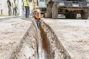 Στην τελική ευθεία η ολόκληρωση των εργασιών σύνδεσης της δεξαμενής της Φορτέτσας με νερό από τη δεξαμενή της Ούλαφ Πάλμε που τροφοδοτείται από τον Αποσελέμη