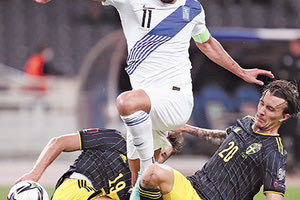 Ο Μπακασέτας ήταν από τους κορυφαίους της Εθνικής και σκόρερ του πρώτου τέρματος