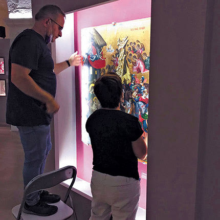  Η «ΠΡΟΣΚΥΝΗΣΗ ΤΩΝ ΜΑΓΩΝ» ΣΤΗ ΜΕΓΑΛΗ ΕΚΘΕΣΗ ΓΙΑ ΤΗ ΓΕΝΝΗΣΗ ΤΗΣ ΝΕΟΤΕΡΗΣ ΕΛΛΑΔΑΣ Από το Μουσείο Χριστιανικής Τέχνης 