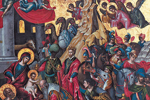 Η «ΠΡΟΣΚΥΝΗΣΗ ΤΩΝ ΜΑΓΩΝ» ΣΤΗ ΜΕΓΑΛΗ ΕΚΘΕΣΗ ΓΙΑ ΤΗ ΓΕΝΝΗΣΗ ΤΗΣ ΝΕΟΤΕΡΗΣ ΕΛΛΑΔΑΣ Από το Μουσείο Χριστιανικής Τέχνης