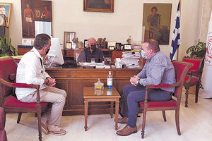 Από τη συνάντηση με τον δήμαρχο