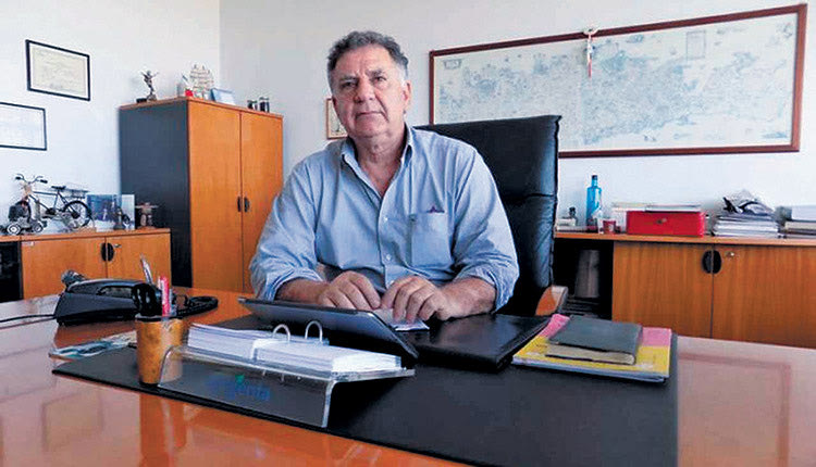 Ο δήμαρχος Μινώα Πεδιάδος Μανόλης Φραγκάκης