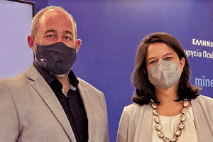 Ο κ. Γιαλιτάκης με την κ. Κεραμέως