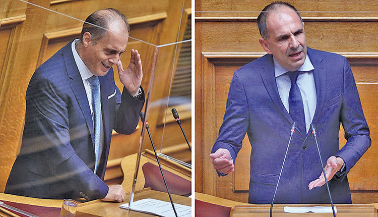 Στην αρχή υπήρχε ένα σούσουρο όταν έγινε γνωστό ότι τον πρόεδρο της Ελληνικής Λύσης Κυριάκο Βελόπουλο επισκέφθηκε χθες το μεσημέρι   ο υπουργός Επικρατείας Γιώργος Γεραπετρίτης.