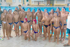 Η ομάδα της Ακαδημίας Υγρού Στίβου “Ηράκλειο” που πήρε την πρόκριση