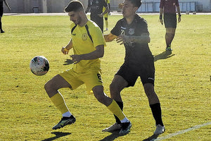 Ο Βουτσάς σε μία προσπάθειά του στο χθεσινό φιλικό