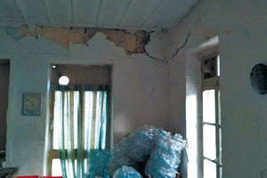 Ο Σαμπάς χτυπήθηκε περισσότερο από όλα τα χωριά του δήμου από τον Εγκέλαδο