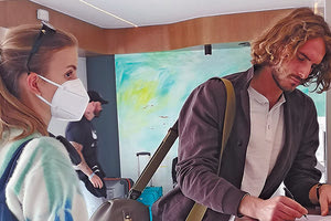 Ο Τσιτσιπάς στο Lyttos Beach