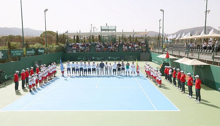 Το γήπεδο του Lyttos Beach που έγιναν οι αγώνες