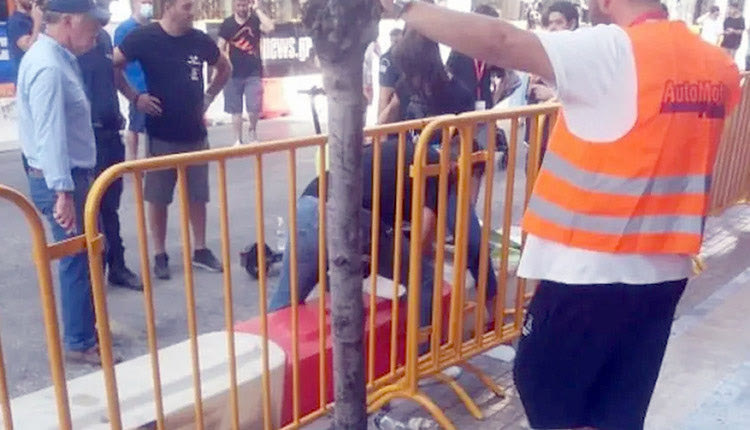 Το ατύχημα σημειώθηκε στην πλατεία Γεωργίου στην Πάτρα