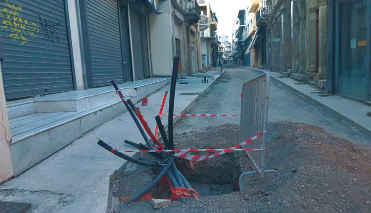 ΣΕ... ΔΙΑΒΟΥΛΕΥΣΗ Πεζόδρομος η μικρή Έβανς και εργοτάξιο τον Οκτώβριο η 1821