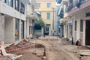 Σε πλήρη εξέλιξη τα έργα αναβάθμισης της Γιαννίκου, την ίδια ώρα που στην Αγ. Τριάδα δεν προχωρά κανένα έργο