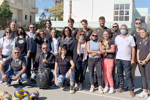 Από την επίσκεψη του ΟΦΗ στα δημοτικά σχολεία Γαζίου